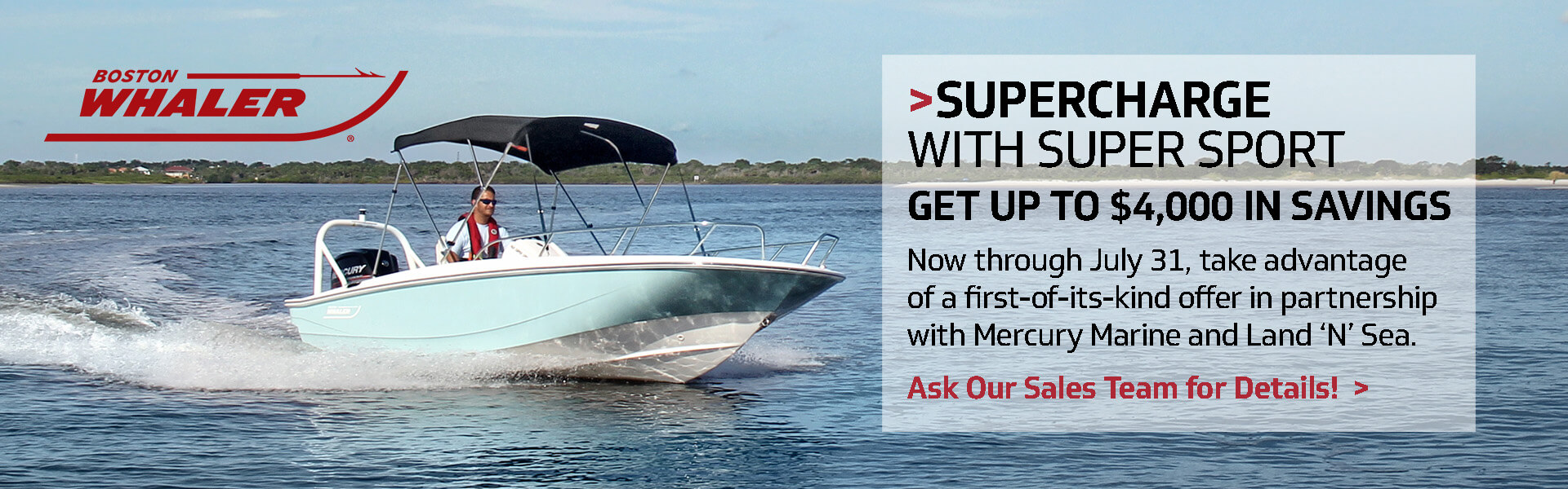 Boston Whaler Super Sport Deal